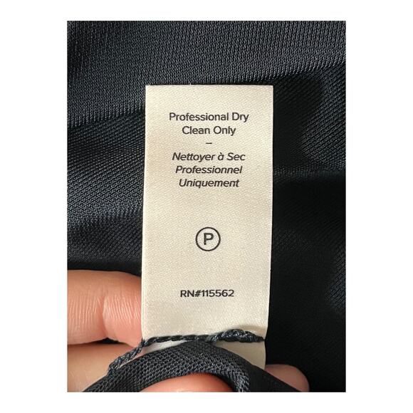 Cinq a Sept dress Destiny plunge minidress dark blue size Small S - Picture 6 of 8